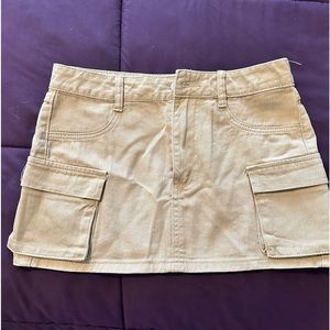 Shein khaki skirt, never worn